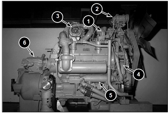 right side engine d9r